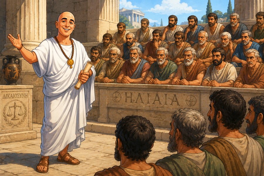 Why Your Courts Remind Me of the Athenian Jury. Only Less Drunk. 1 Robes Rituals Theatre of Authority